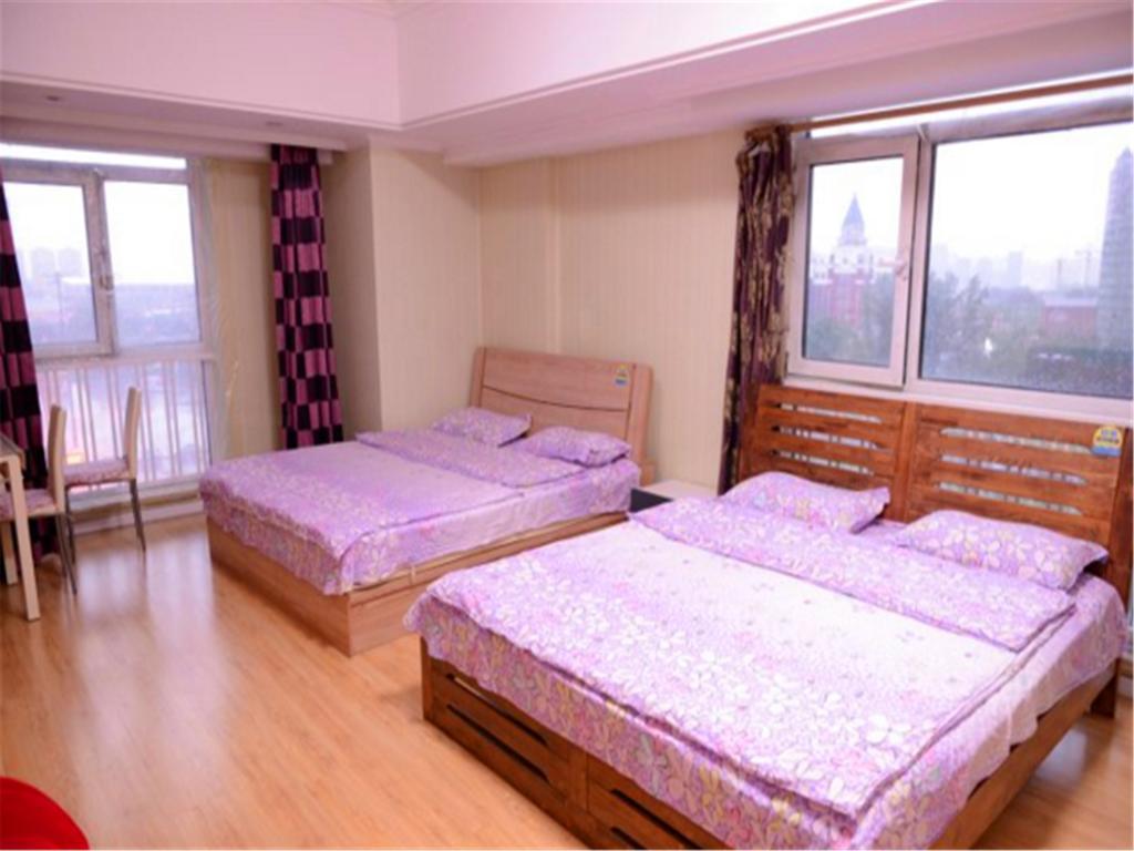 Green Express Apartment Harbin West Railway Station Cameră foto